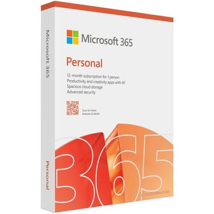 Microsoft 365 Personal (1 jaar abonnement) Engels