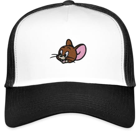 Tom And Jerry Jerry Als Borduurmotief Trucker Cap