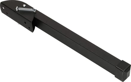 Deurstopper 30 cm zwart - deurbuffer voor garagedeuren - bescherming tegen deuren