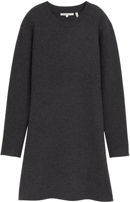 Tom Tailor Denim - Mini gebreide skaterjurk - Maat XXL - Shale Grey Melange