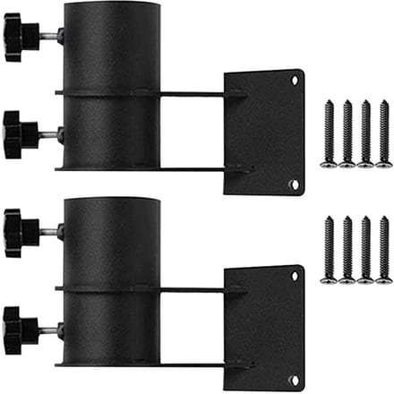 Parasolklem Terras - Parasolhouder Set - Schaduw Creëren - Ruimtebesparend Ontwerp - 2 Stuks - Staal