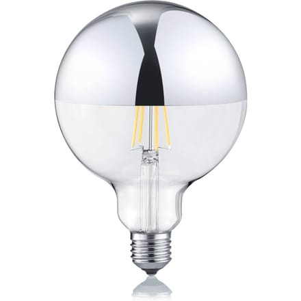 Trio Lighting LED lamp E27 G125 7W 2.700K dimbare spiegelkop