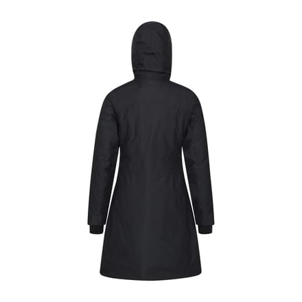 Mountain Warehouse Dames/Dames Polar Dons Hybridejack met lange lengte (Zwart)