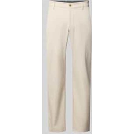 Regular fit stoffen broek met Franse Steekzakken