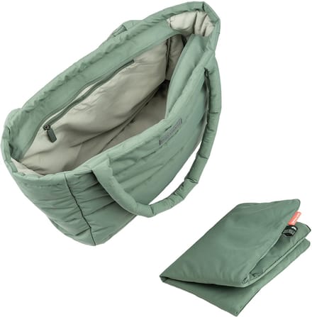 Done By Deer Quilted Changing Tote Bag Green