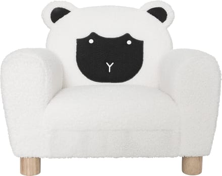 Atmosphera Kinderfauteuil - Schaap - Wit - Bouclé stof