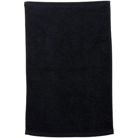 Bobtuo Katoenen Handdoek Mini zwart 28x45cm