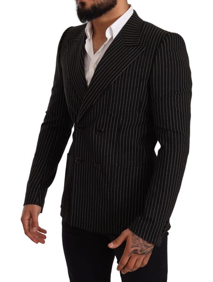 Dubbelzijdig gestreepte blazer