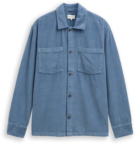 Tom Tailor Denim - Overshirt van corduroy - Maat S - dusty denim blue