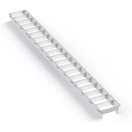 The Light Group SLC lamellenrooster Click, wit, lengte 56 cm, kunststof