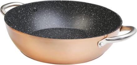 Koekenpan 32 cm in gesmeed aluminium met antiaanbaklaag