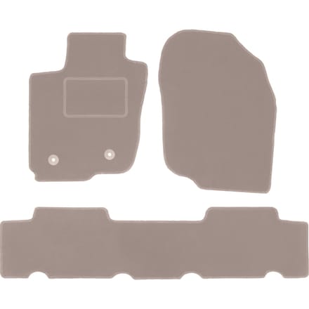 Beige veloursmatten voor: Toyota RAV4 III SUV (2006-2013)