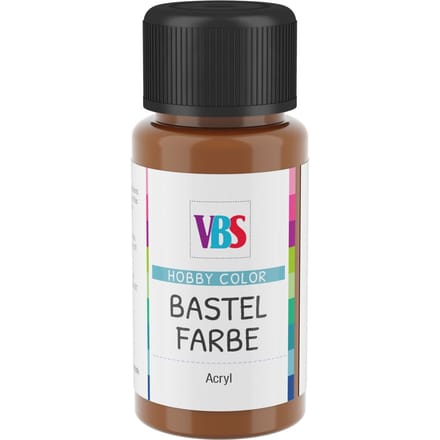 VBS Knutselverf, 50 ml - Roodbruin