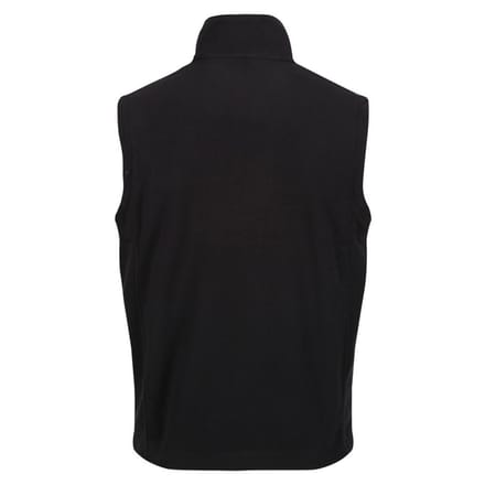 Regatta Heren gilet van microfleece (Zwart)