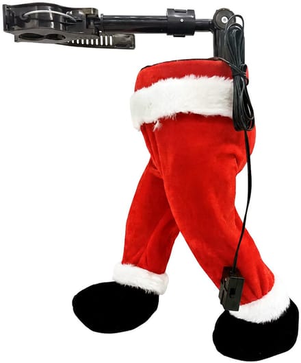 Clayre & Eef Kerstdecoratie Kerstmanbenen Rood Kunststof