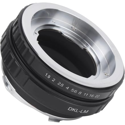 NEWYI DKLLM Lens Adapter Ring voor DKL Mount Lens om te passen voor Leica LM Mount Camerabody gray