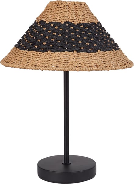 MOMBA - Tafellamp - Beige/Zwart - Papier