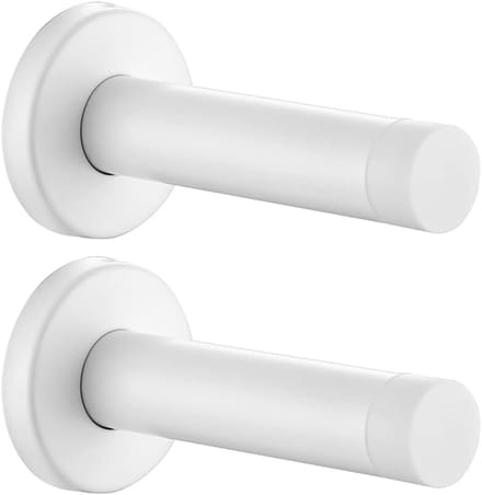 Deur Stopper - Deur Buffer - Muur Beschermen - Geluiddempend - 2 Stuks - Wit