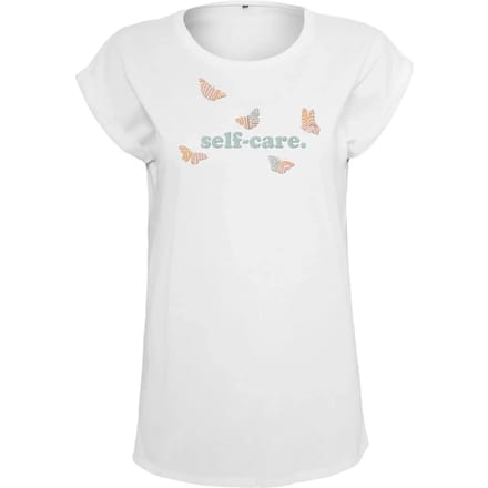 Mister Tee - Self-Care Dames T-shirt - XS - Wit