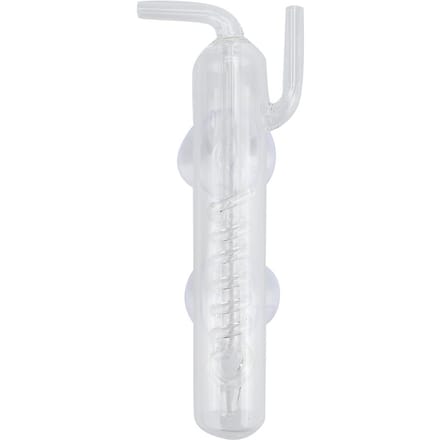 Hoge Transparante Kristalglas Aquarium Belteller Schroef Vis Tank CO2 Externe Belmeter white