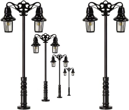 5 stuks Modelbaan Straatlampen TL-Model Verlichting 47mm