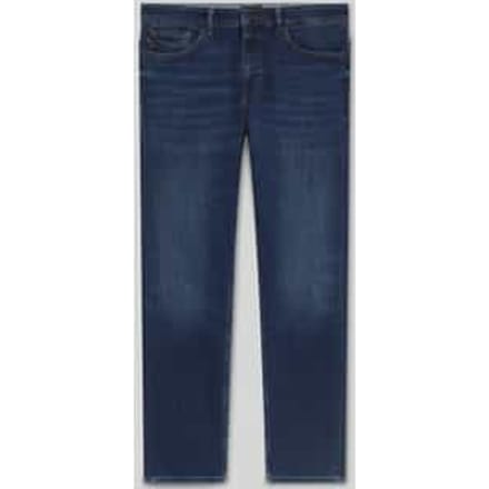 Slim fit jeans van katoenmix