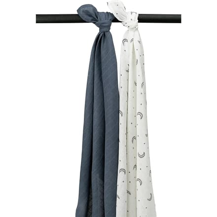 Meyco Baby Moon starterset - 9-pack - hydrofiel - indigo