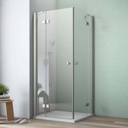 GEO maw flex corner entry with 2 hinged doors, 80 x 80 cm AE300802360