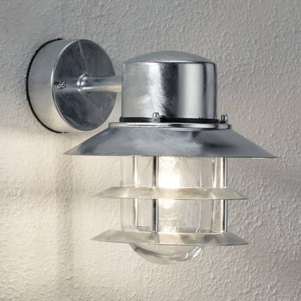 Nordlux Blokhus 25051031 Buitenlamp (wand) Spaarlamp, LED E27 60 W Staal