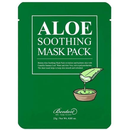 Benton Aloe Soothing Mask Pack - Gezichtsmasker - 28 g - 1 stuk
