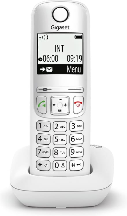 Gigaset AS490 Analoge-/DECT-telefoon Nummerherkenning Wit