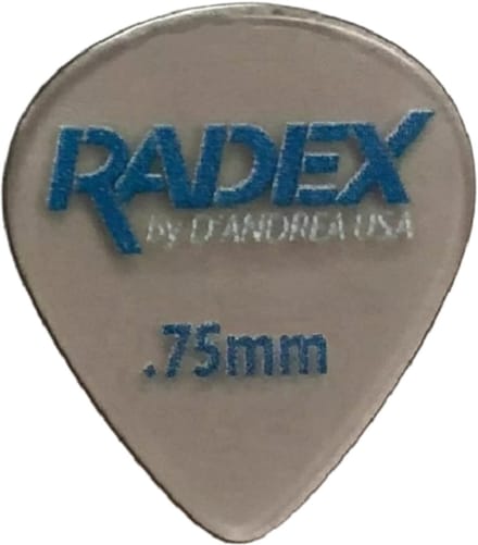 D'Andrea - Radex - 551 plectrum - 0.75 mm - 6-pack