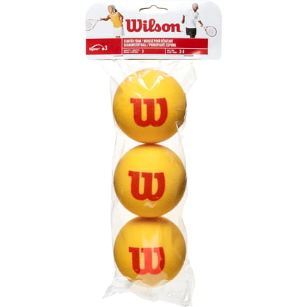 Set van 3 tennisballen Wilson en mousse Starter Tour