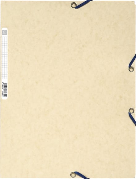 Exacompta 50x Elastomap 3 kleppen in glanskarton 400g/m2 - A4 - Geassorteerde pastel kleuren - 55550E