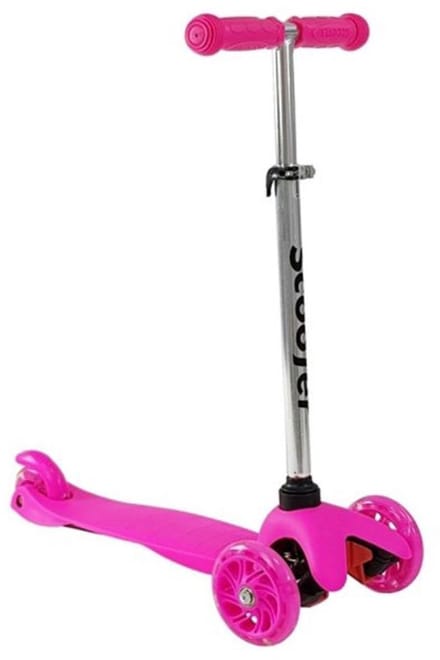 Yar Steppie - Kinderstep - Step 2-6 Jaar - 3 Lichtgevende Wielen - Meisjes - Roze