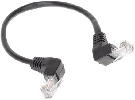 CAT5E Netwerkkabel - RJ45 - zwart - 0.25 m