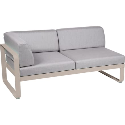 Fermob BELLEVIE hoekmodule links - 14 muskaat - 79 Flanelgrijs