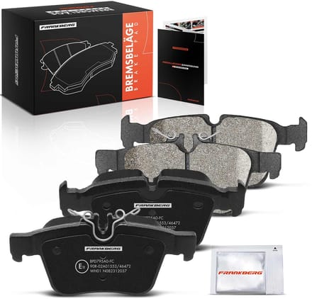 Frankberg 4x Remblokken Achteras voor Benz C-Klasse Cabrio Coupe W