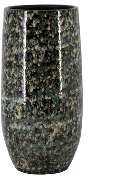 Vaas bejo d20h45cm blauw/zwart