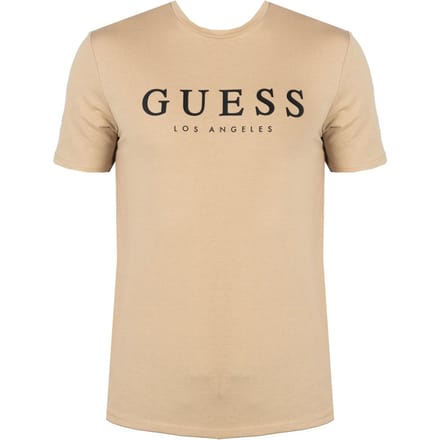 Guess T-Shirt Leo Mannen beige