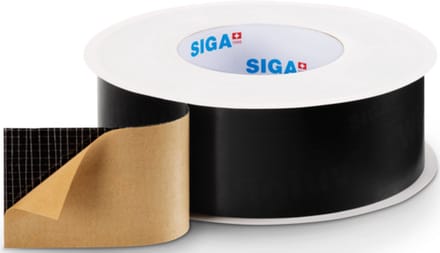 Siga Wigluv Black - 60 mm x 40m - UV-bestendig en duurzaam - Sterke hechting