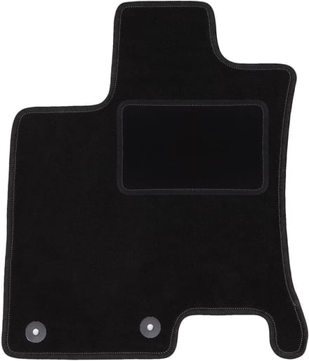 Bestuurdersmat zwart voor: Nisan Qashqai +2 crossover (2008-2013)