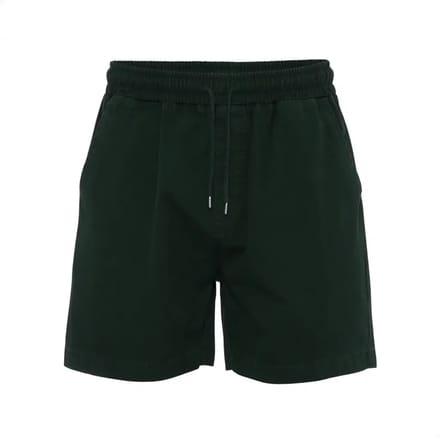 Twill Short broek Colorful Standard Organic hunter green