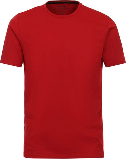 Redmond regular fit T-shirt - korte mouw O-hals - rood