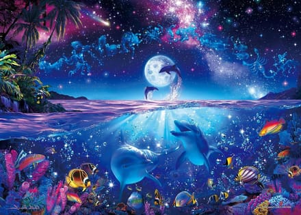 Legpuzzel - Puzzelstukjes - Ontspanning - 2000 Stukjes - 38x53cm - Fantasie