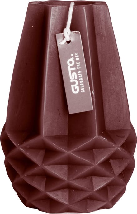 Gusta - Figuurkaars - Roze - ø8x13,5cm