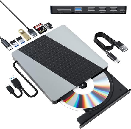 Draagbare Externe DVD Speler voor Laptop - DVD Burner