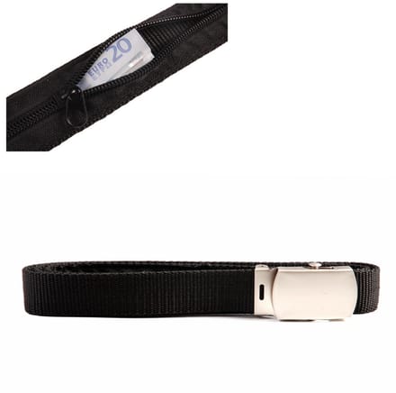 Fostex Garments - Money web belt (kleur: Zwart / maat: NVT)