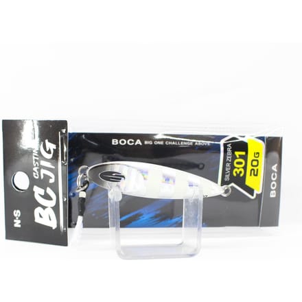 NS Black Hole Metal Jig Boca 20 grammes 301 Zèbre Argenté (7025)