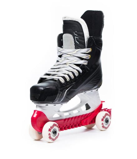Rollergard Schaatsbeschermers Met Wielen 2 Stuks Rood